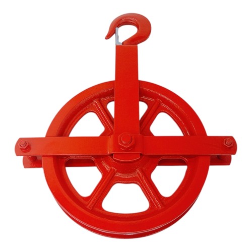Cast iron scaffold pulley - cast,