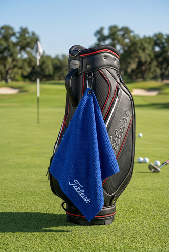 Titleist blue golf towel ball - titleist,