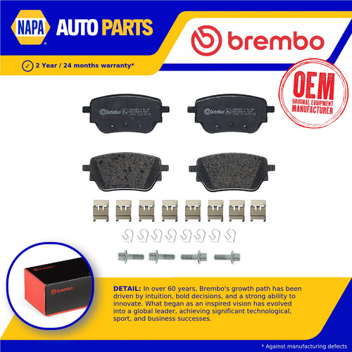 Brake pads set fits mercedes - pads,