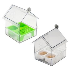 Outdoor bird cage feeder - bird,