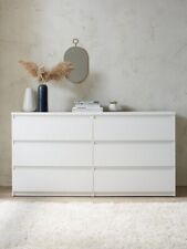 Lisson 6 Drawer Chest White Spacious and Stylish Bedroom Storage Solution