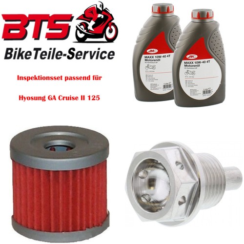 Set oil filter - 2l, drain