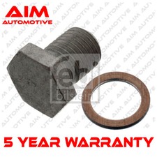 Oil Sump Plug Aim Fits BMW 3