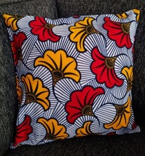 African Print Sofa Pillow 16"