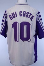 Original Authentic Fiorentina 1999/00 Rui Costa #10 Away Shirt - L