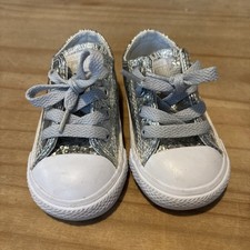 Silver Converse Trainers 5