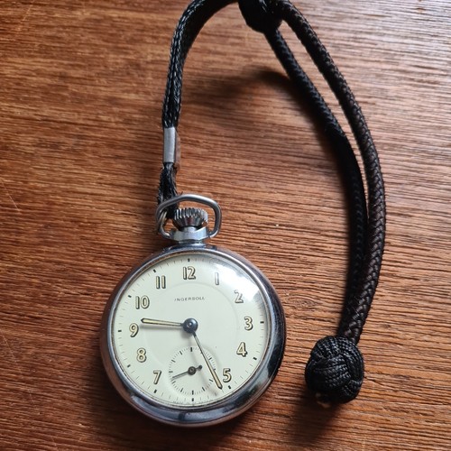 Vintage metal ingersoll pocket - vintage,