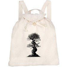 'Old Tree' Canvas Rucksack /