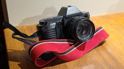 Vintage canon t70 slr camera - t70,