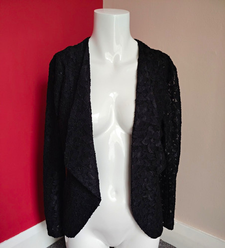 Lipsy black floral lace - black,