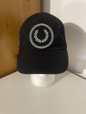 Fred Perry Baseball Cap Black One Size Brand New With Tags