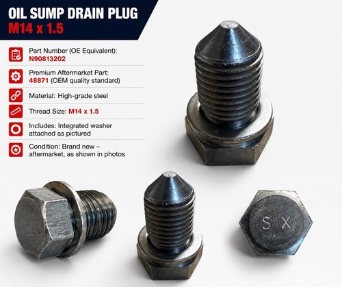 Oil sump drain plug - oil, vw