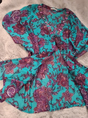 Woman paisley chiffon - woman,