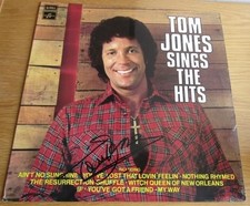 Tom Jones SIGNED Vinyl  LP Album + Great Provenance Guarantee