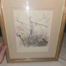 Vtg Mads Stage Signed Litho