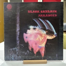 BLACK SABBATH - Paranoid - 12”lp 1y1/2y2  1971 Repress Vertigo Swirl VG/VG