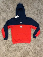 Arsenal Crest Hoodie. Red And