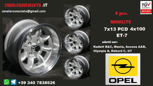 Wheels minilite 4x100 - 13,