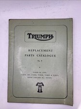 TRIUMPH TIGER T90 T100S T100R T100C & T100T 1967 FACTORY PARTS CATALOGUE (PB1/6)