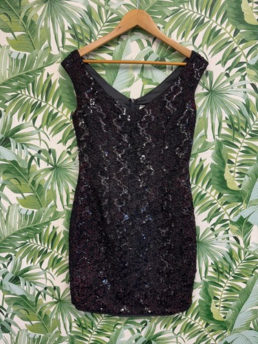 J.Taylor black sequined
