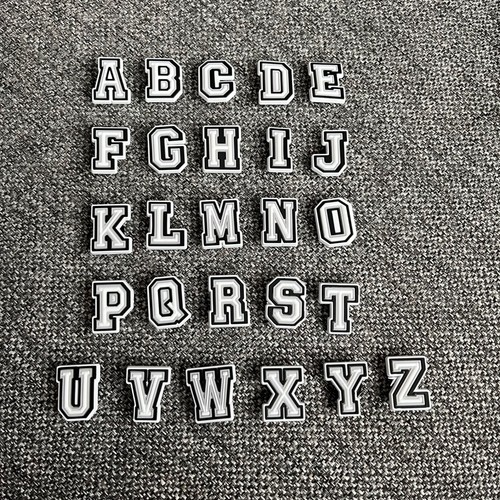 White alphabet letter - white,