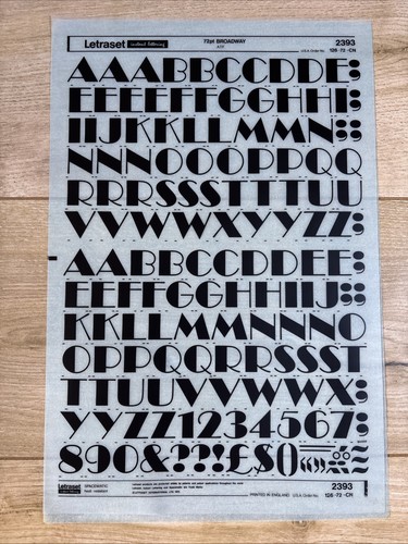 Letraset rub transfer - rub,