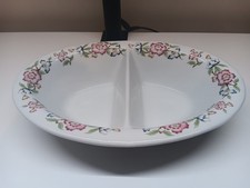 Vintage/retro Alfred meakin ironstone twin serving dish