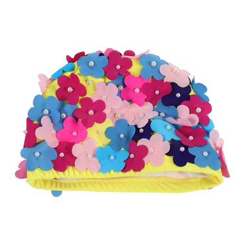 Women flower swim caps nylon - women,