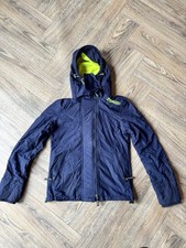 SUPERDRY Professional The Windcheater Navy Blue Hooded Jacket Size XXS