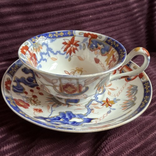 Minton imari cup and saucer - minton,