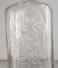 Vintage Retro Clear Glass