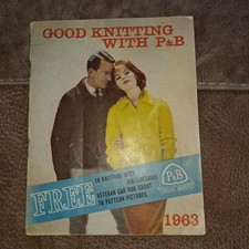 Vintage 1963 knitting pattern