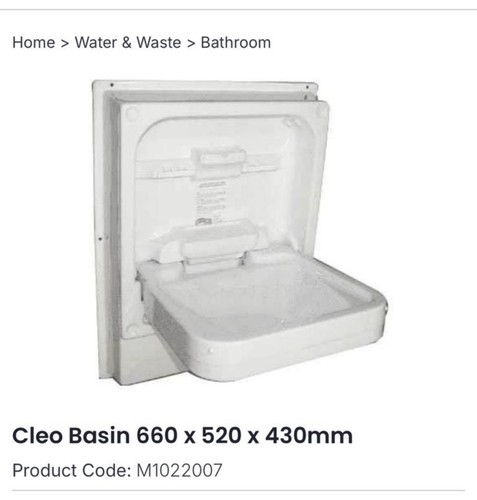Cleo fold sink caravan - fold, up