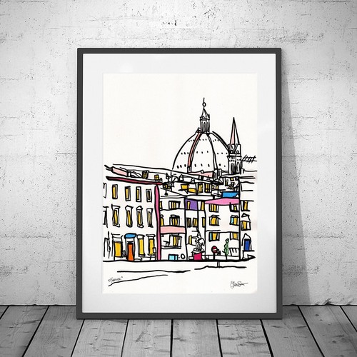 Florence firenze framed - florence,
