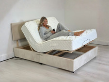Cream Electric Adjustable Beds