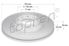 Front Brake Disc For Peugeot