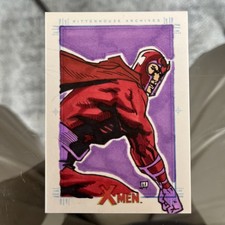 2008 X-MEN ARCHIVES SKETCHAFEX SKETCH CARD MAGNETO RARE