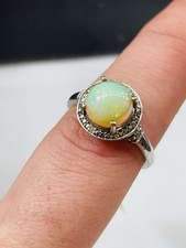 TJC silver,ethiopian opal and