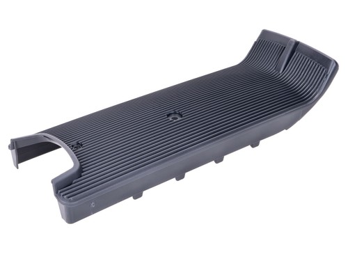 Footboard gray ribbed - , plastic