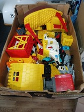 LEGO DUPLO 2kg Mixed Bundle Job Lot FARM Vehicles BOATS SPARES BOX HELICOPTER 33