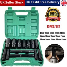 15Pcs 1/2" Drive Deep Impact
