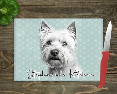 West highland terrier chopping - highland,