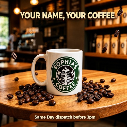 Personalised starbucks theme - starbucks,