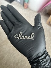 1x Silver metal diamanté