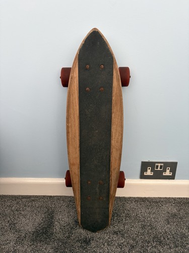 Vintage wooden skateboard