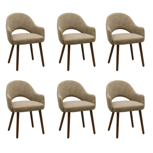 Set beige faux leather - 6,