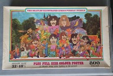 The Beatles Illustrated Lyrics Jigsaw Puzzle 800 Pieces With Poster and Answers