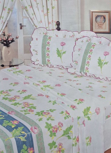 Single bed poppy frilled - poppy, sheet