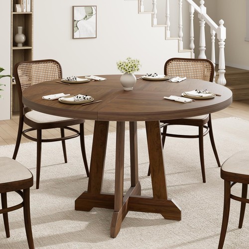Round dining table for 6 - dining,