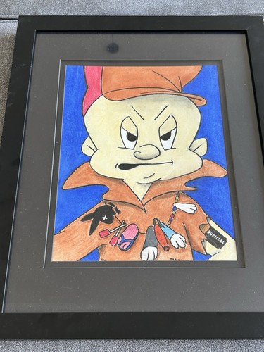 Duracell framed matted signed - framed,